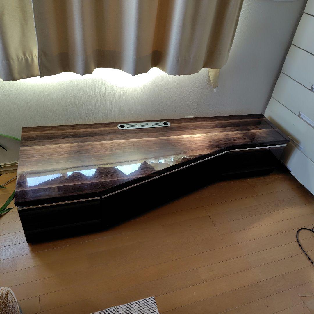 ディノス　モダン ダークウッド テレビボード 　コーナータイプ　配線口付き