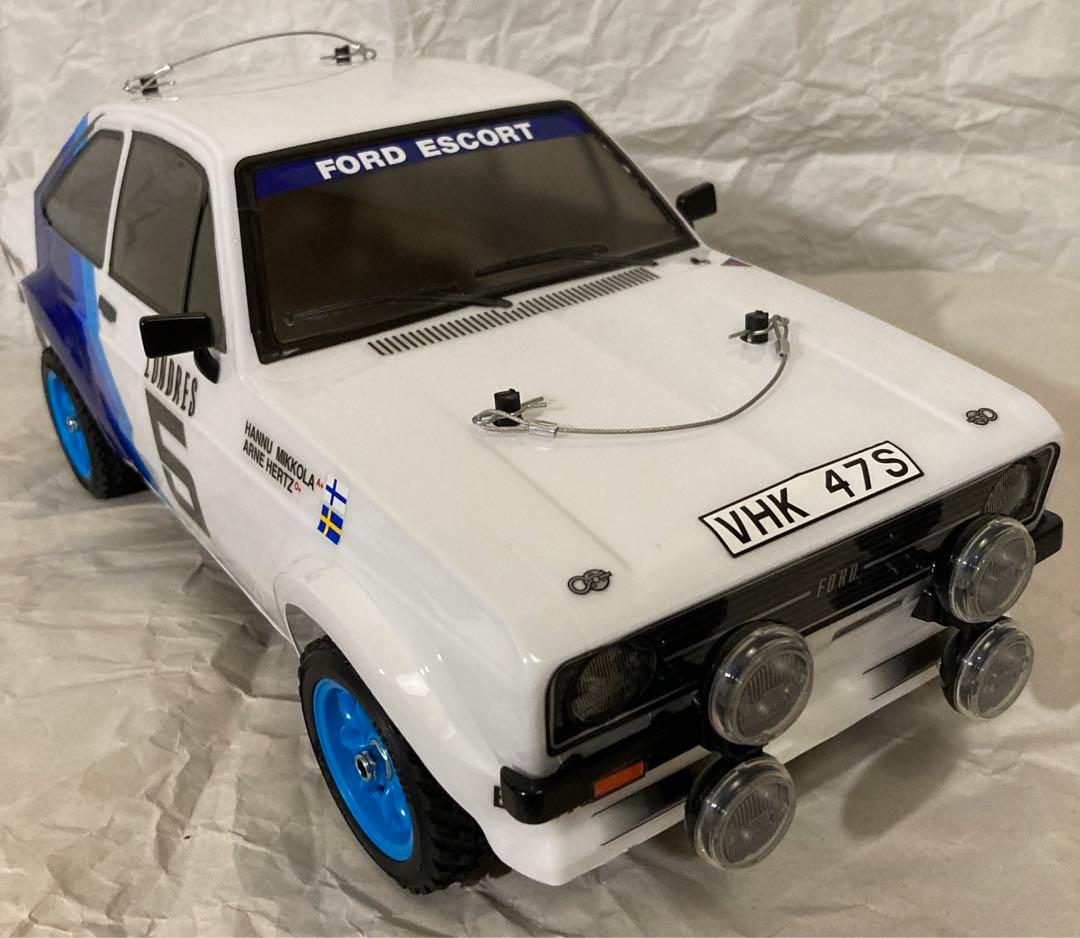 【完成品】メカなしサーボ付タミヤMF-01Xフォードエスコートラリー