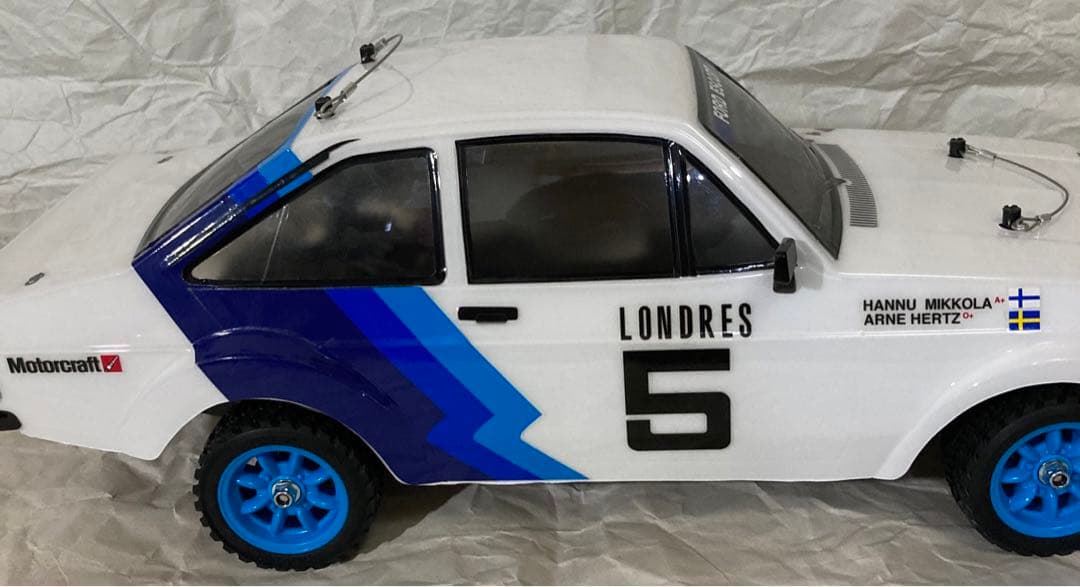 【完成品】メカなしサーボ付タミヤMF-01Xフォードエスコートラリー