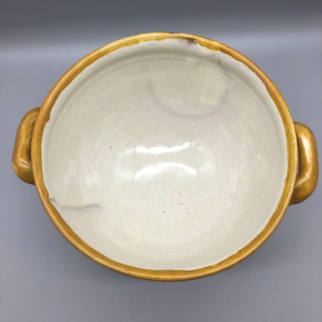 メキシコプエブラタラベラ焼ビンテージ陶器伝統工芸バード鳥蓋付きチューリンポット