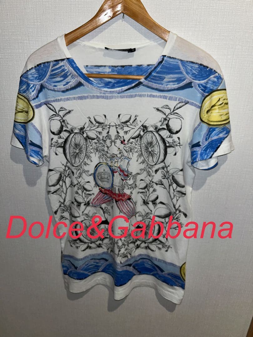 ■Dolce&Gabbana Tシャツ マヨルカ レモン ドルガバ