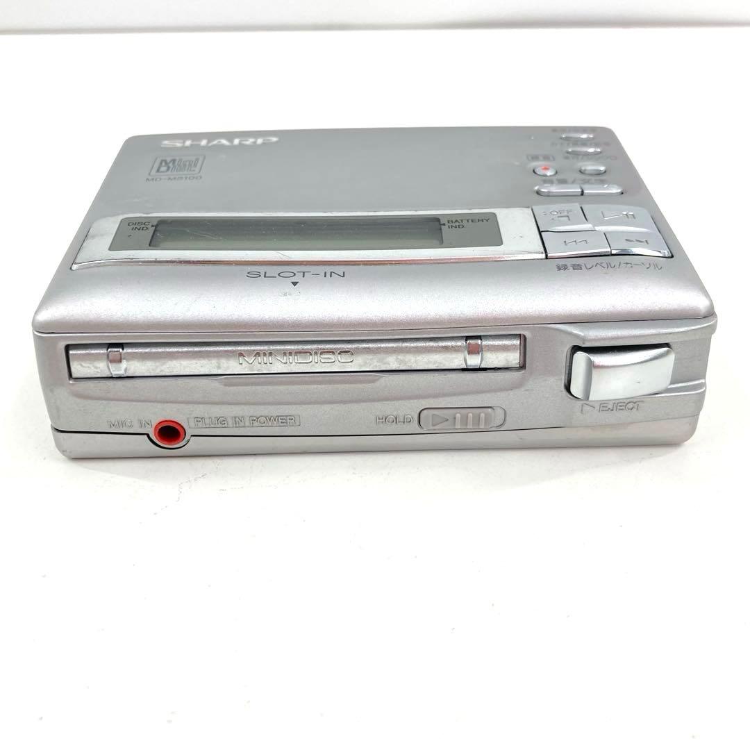 SHARP MDウォークマン MDレコーダー MD-MS100 動作確認済