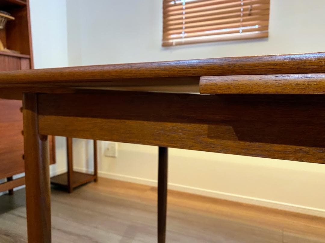 よっし〜 デンマーク製 チーク エクステンションテーブル 希少サイズ