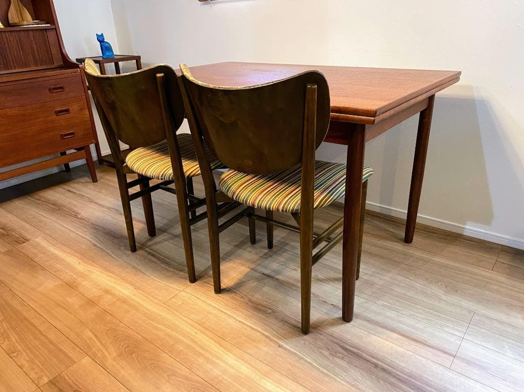 よっし〜 デンマーク製 チーク エクステンションテーブル 希少サイズ