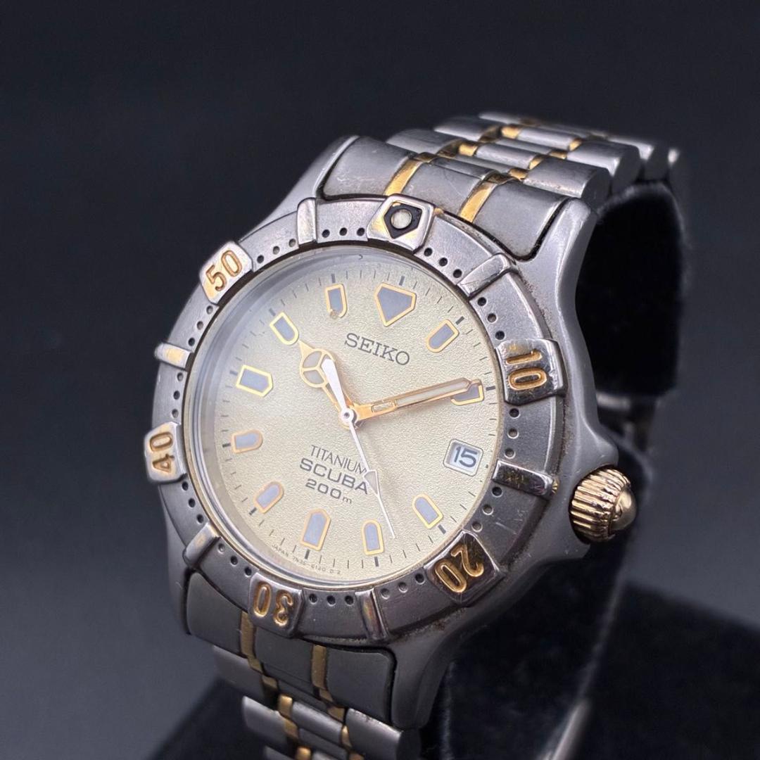 SEIKO SCUBA AIR DIVER’S 7N35 6100