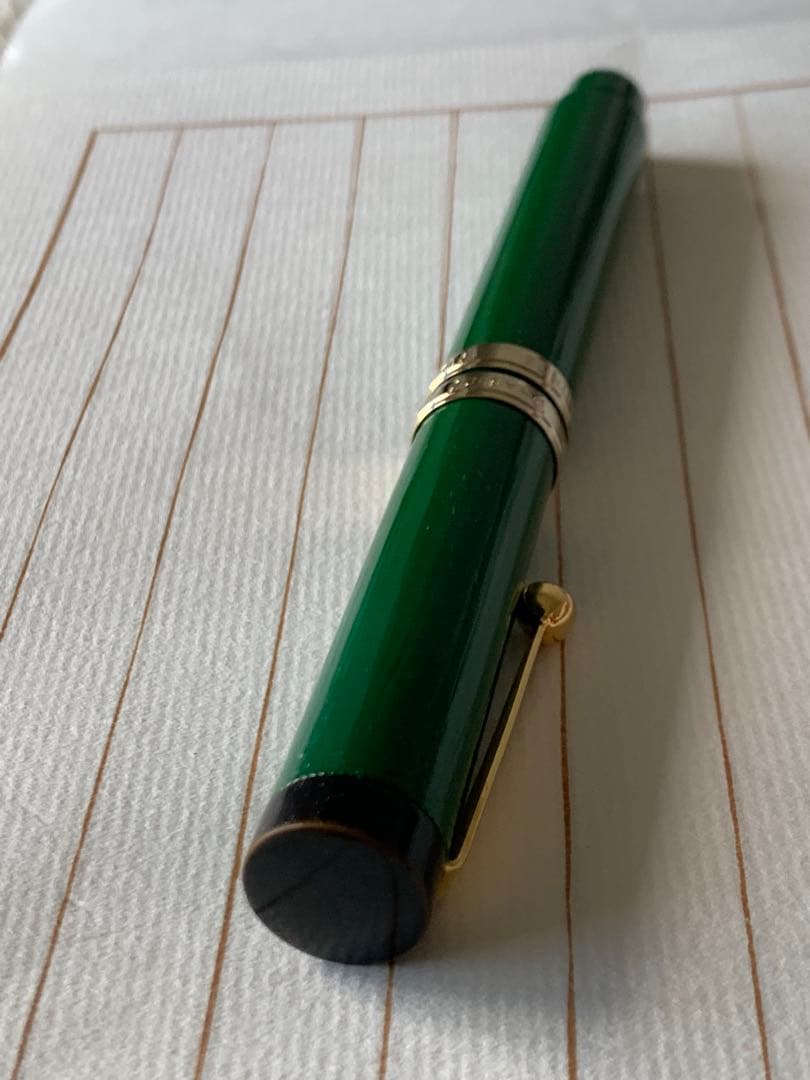 【希少】Ohashido（大橋堂）万年筆 グリーン軸 14Kペン先