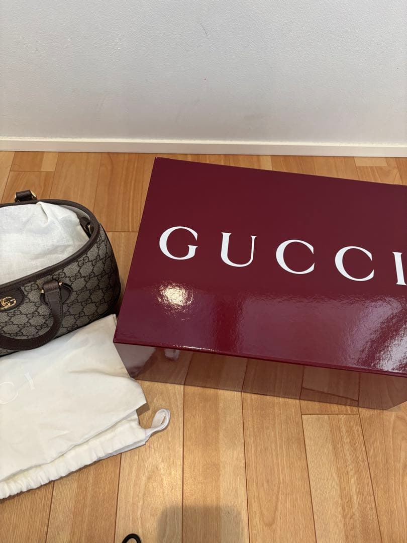 ran　未使用に近い　gucci オフィディア スモール トートバッグ