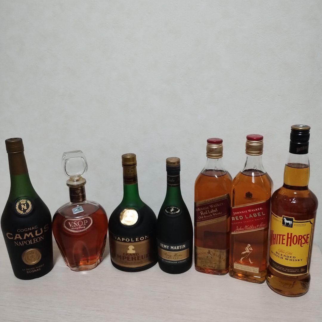 コニャックとウイスキーのセット