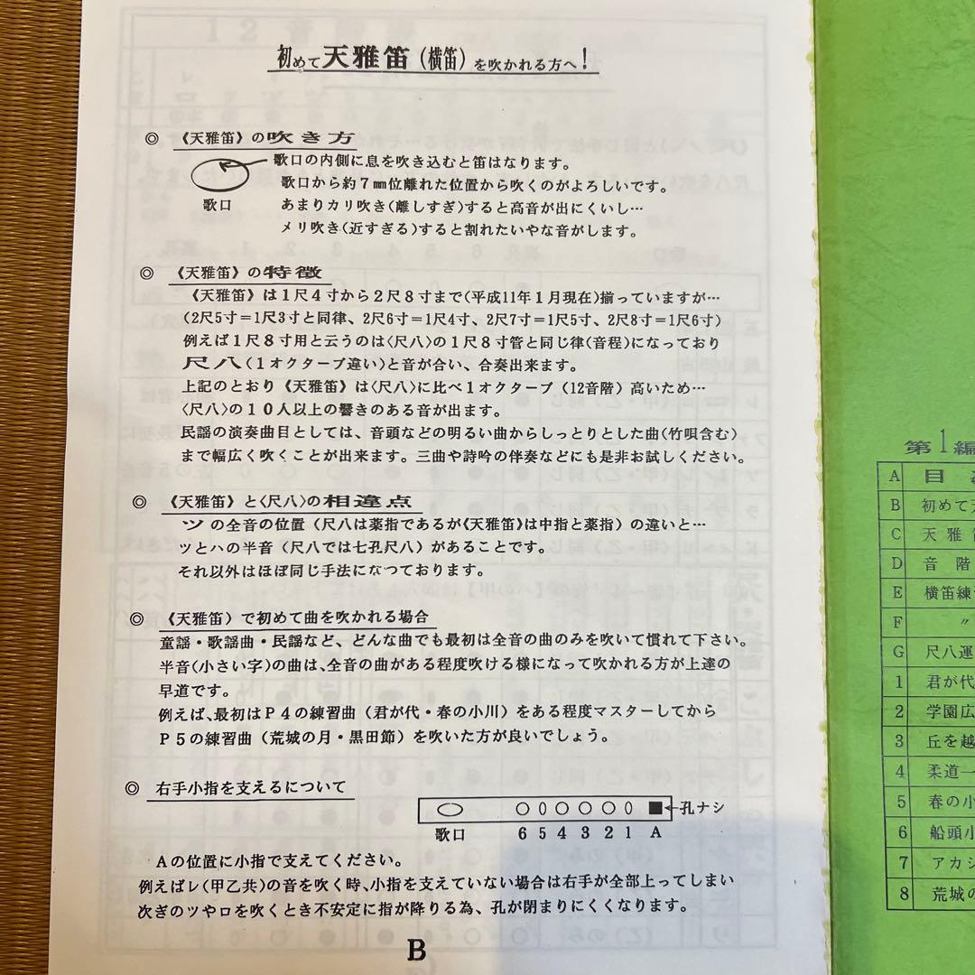 天雅笛 各種5本、蝴蝶篠笛 ロツレチ笛1尺5寸管 １本　合計６本まとめ売り