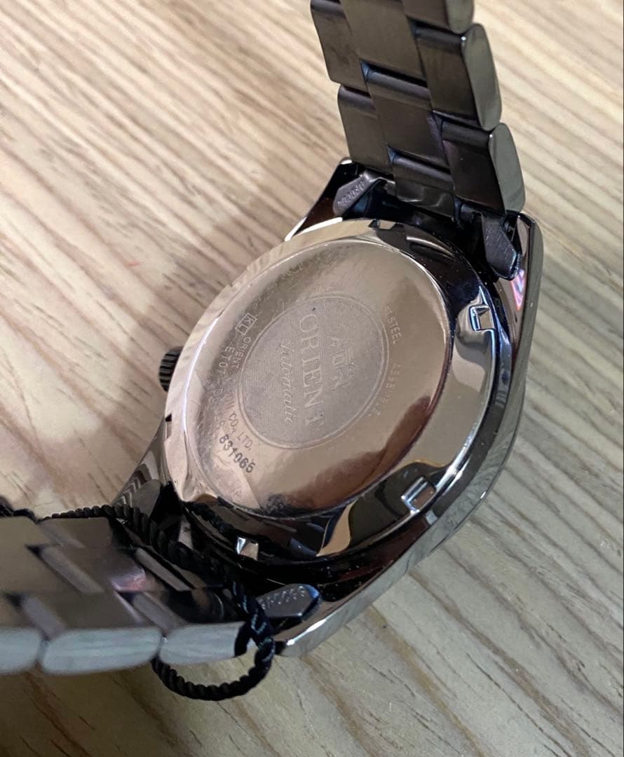 K*u様 レア　ORIENT 自動巻き腕時計 ブラック