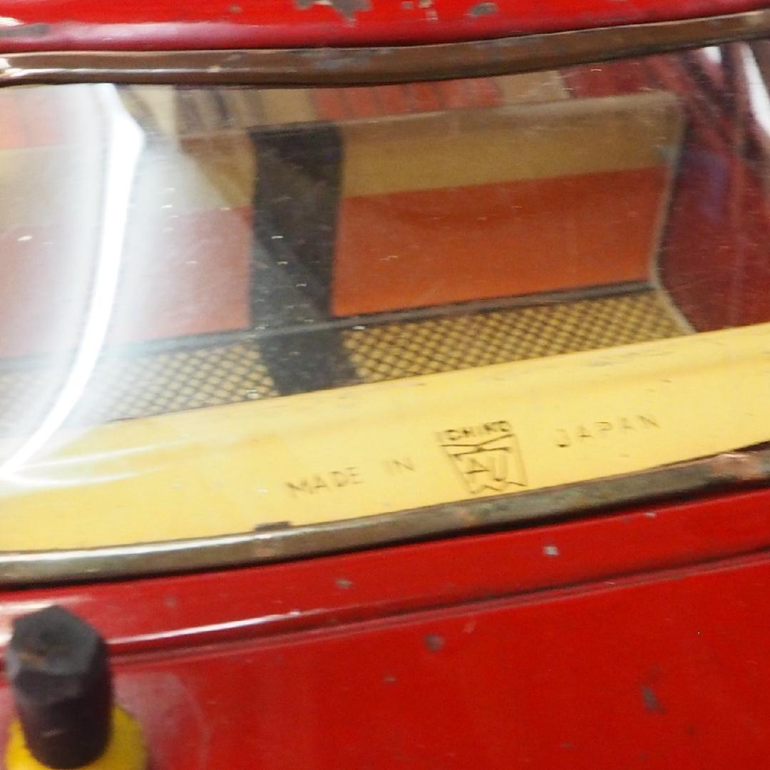 イチコー【初代 日産シルビア赤フリクション】当時物ブリキ製 自動車TIN【箱無】