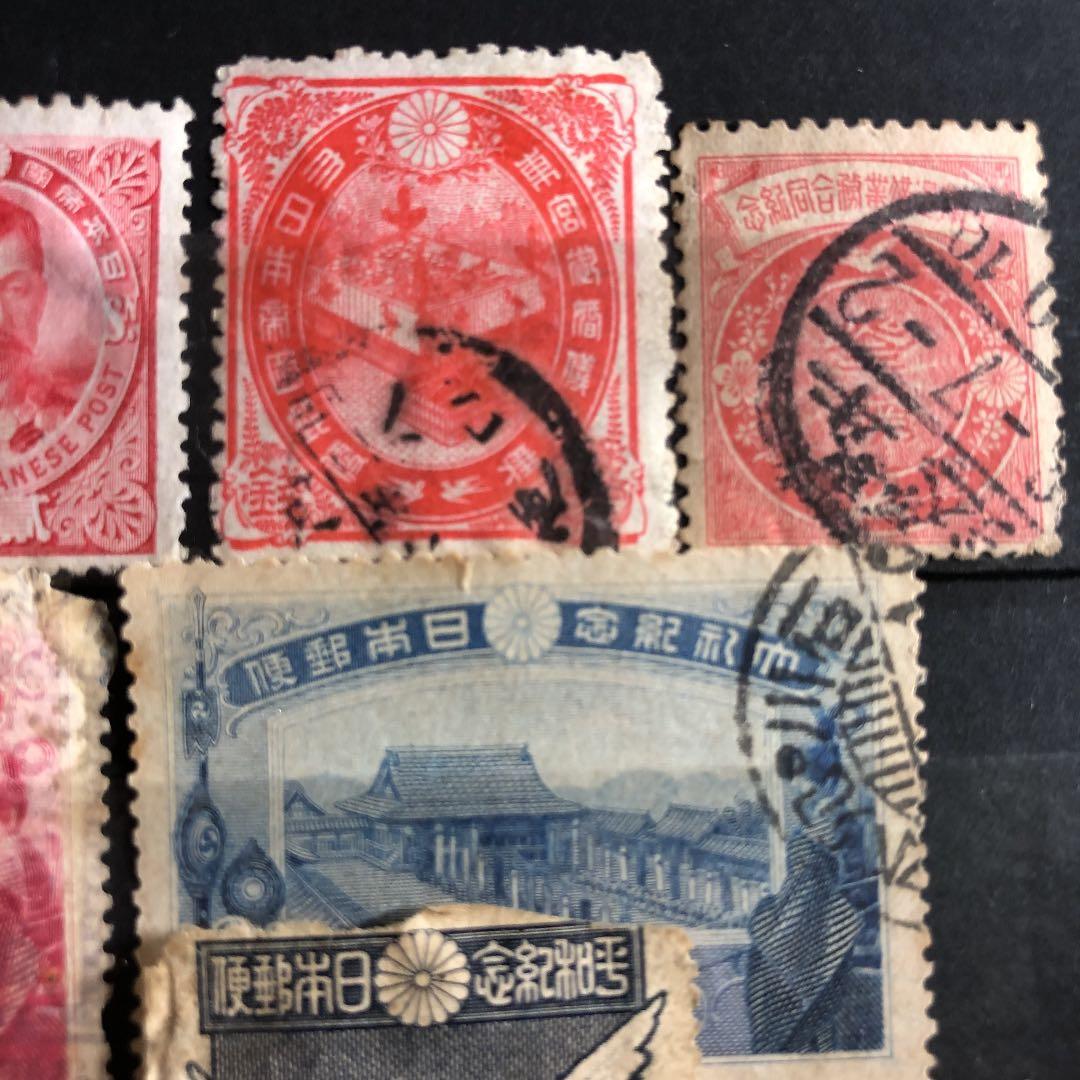 明治16年〜昭和17年の切手65種！使用済みでカタログ価56,890円！プレミア