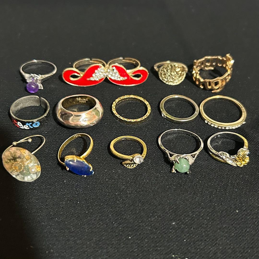 L*e様 遺品整理ヴィンテージリングセット 14個 多様なデザイン