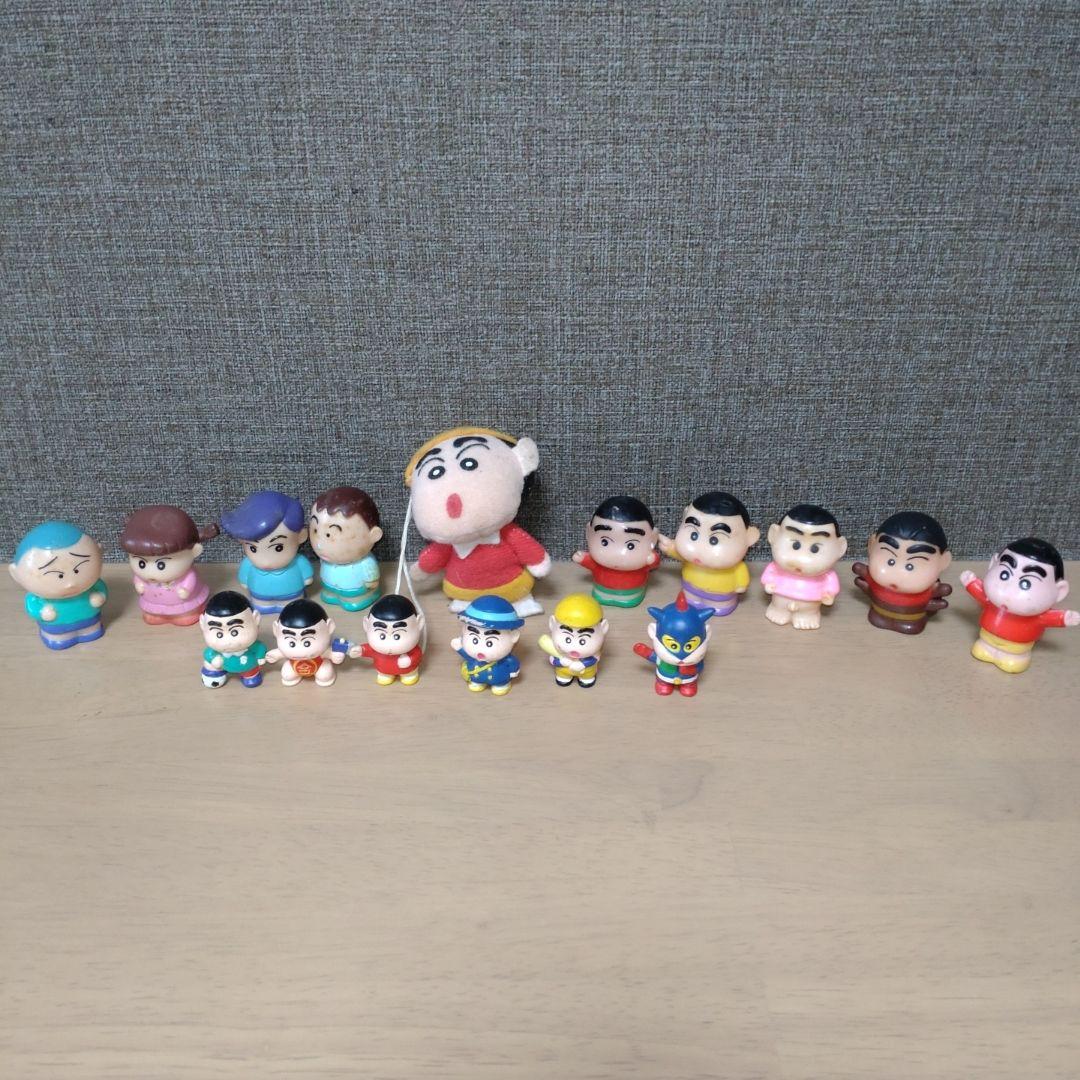 初期　クレヨンしんちゃん　指人形　フィギュア　ソフビ　昭和レトロ