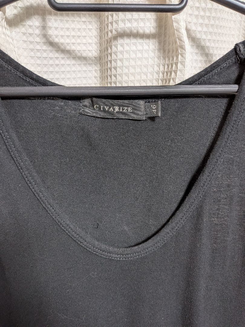 CIVAZIZE タンクトップ 黒/白