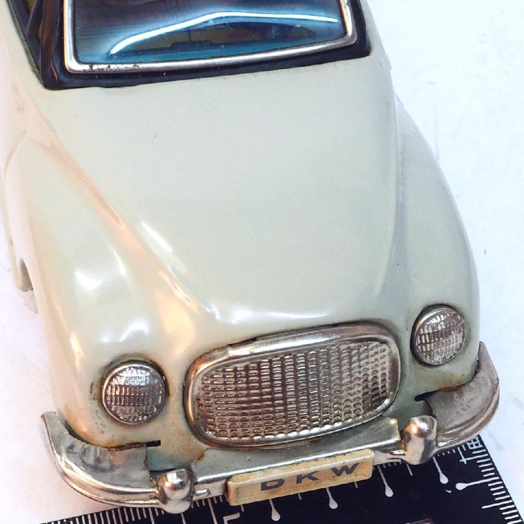 萬代屋【DKW 1000 リムジン 薄いグレー】ブリキtin toy car箱無