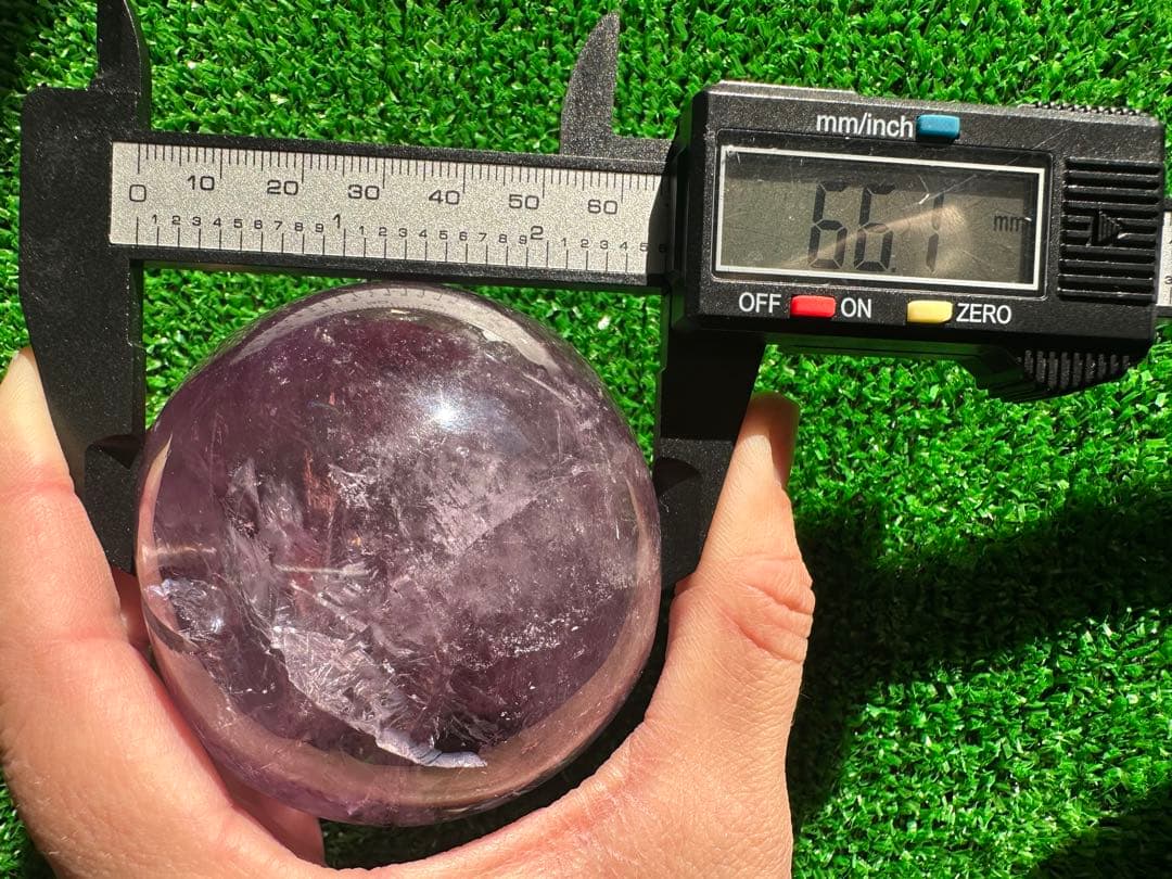 アメジスト スフィア（天然石） 506g