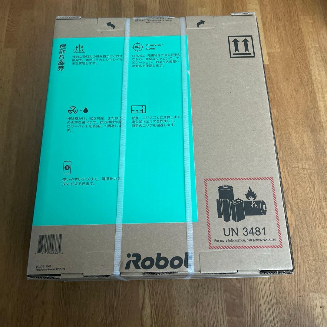 【新品未開封】ルンバ（Roomba）105 Combo ロボット掃除機 ブラック