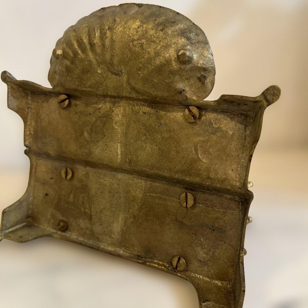 アンティーク金属製レターホルダー