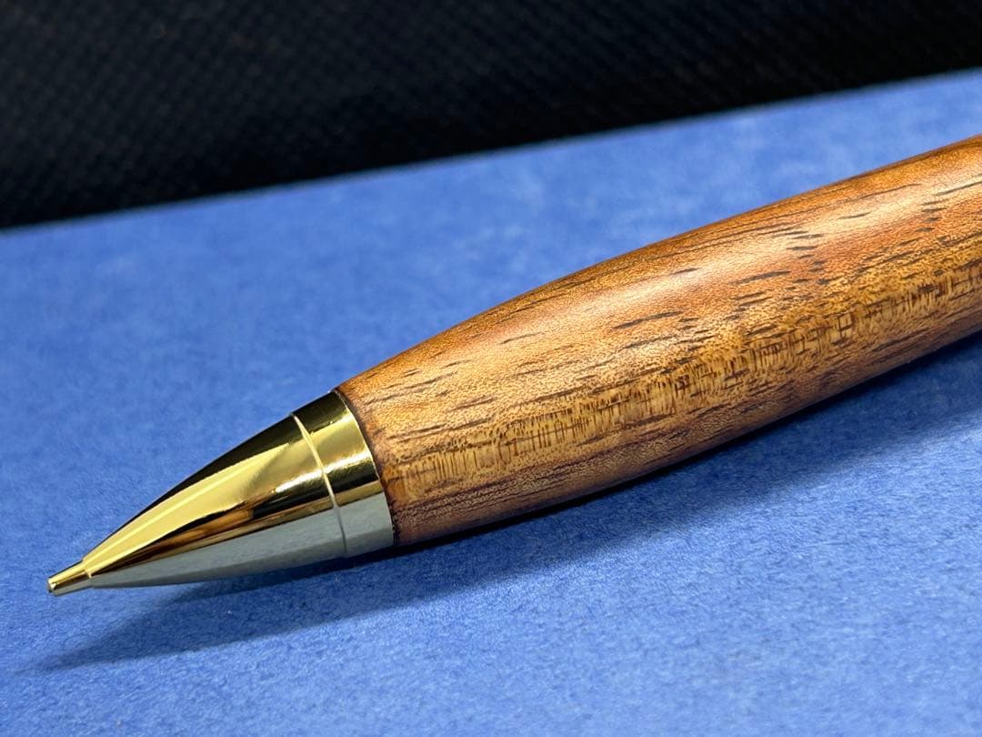 【早い者勝ち】ハワイアンコアカーリー　木軸ペン　加藤金属　ハンドメイド