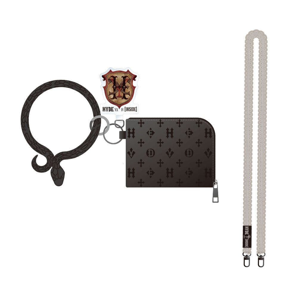 HYDE キーリング＆フォンストラップ付きケース