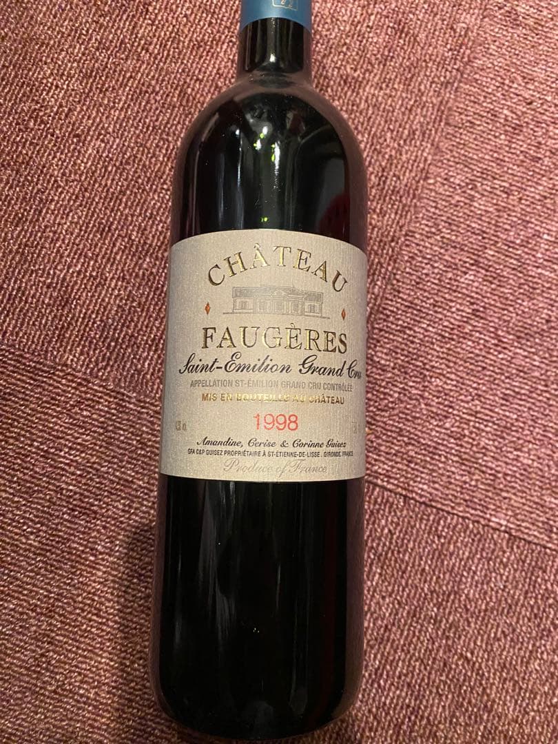 98 CH フォジェール　1998年　ワイン