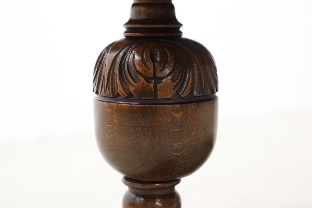 英国 イギリス ヴィンテージ オーク材 本革 センターテーブル クラシカル