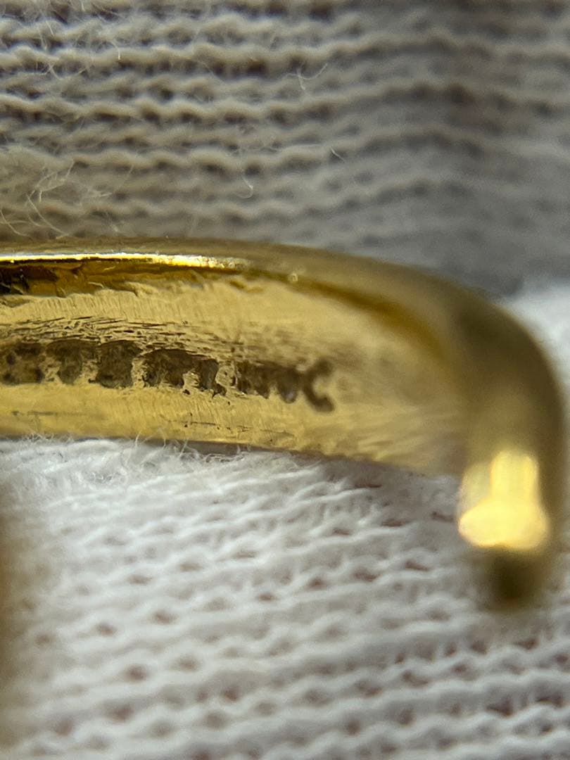 TIFFANY&CO.ティファニー　オープンハート　リング9.5号　ヴィンテージ