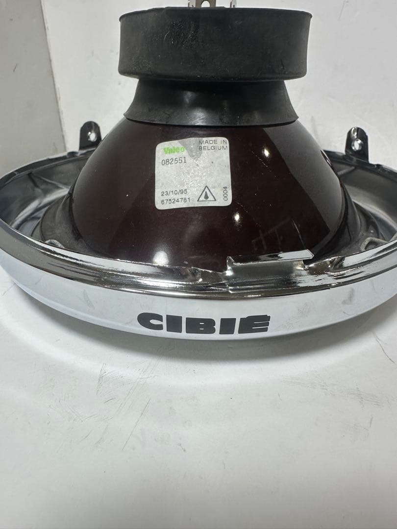 当時物シビエスーパーオスカー凹みレンズ付きヘッドライトASSYマーシャル