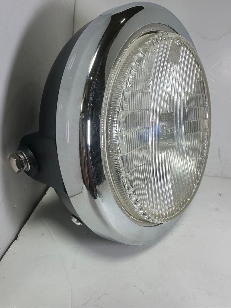 当時物シビエスーパーオスカー凹みレンズ付きヘッドライトASSYマーシャル