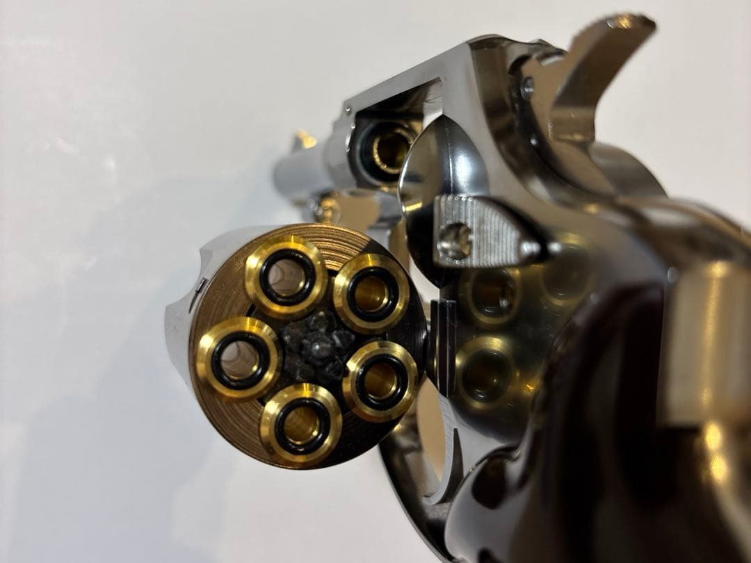 マルシン ポリスリボルバー 77ミリ銃身 シルバーABS