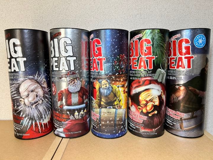 ビッグピート 2017-2021クリスマスエディション 5本セット