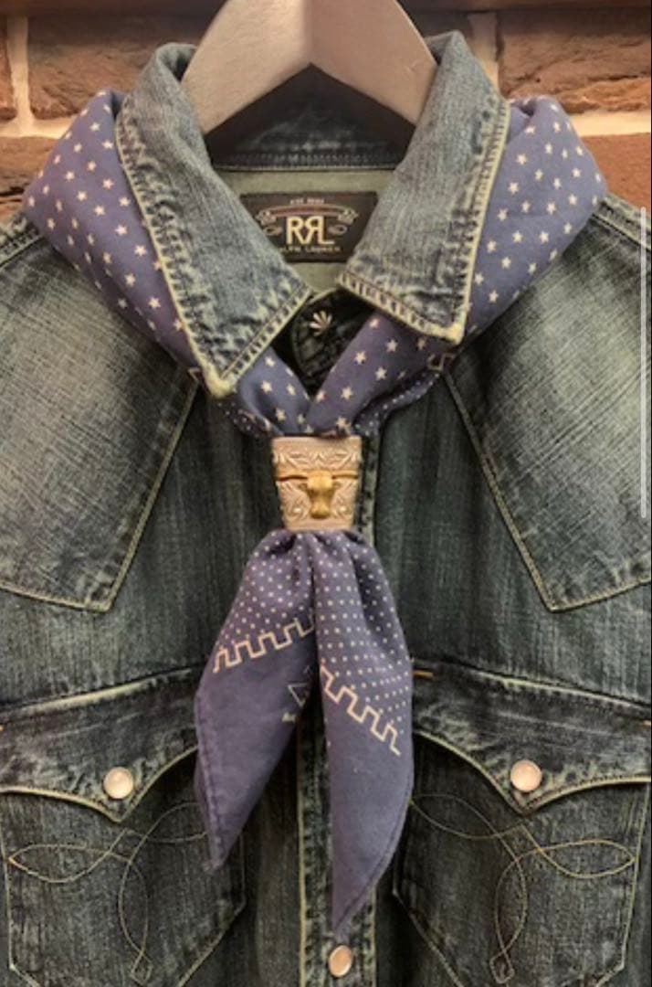 RRL ダブルアールエル　バンダナスライダー スカーフリング　完売品