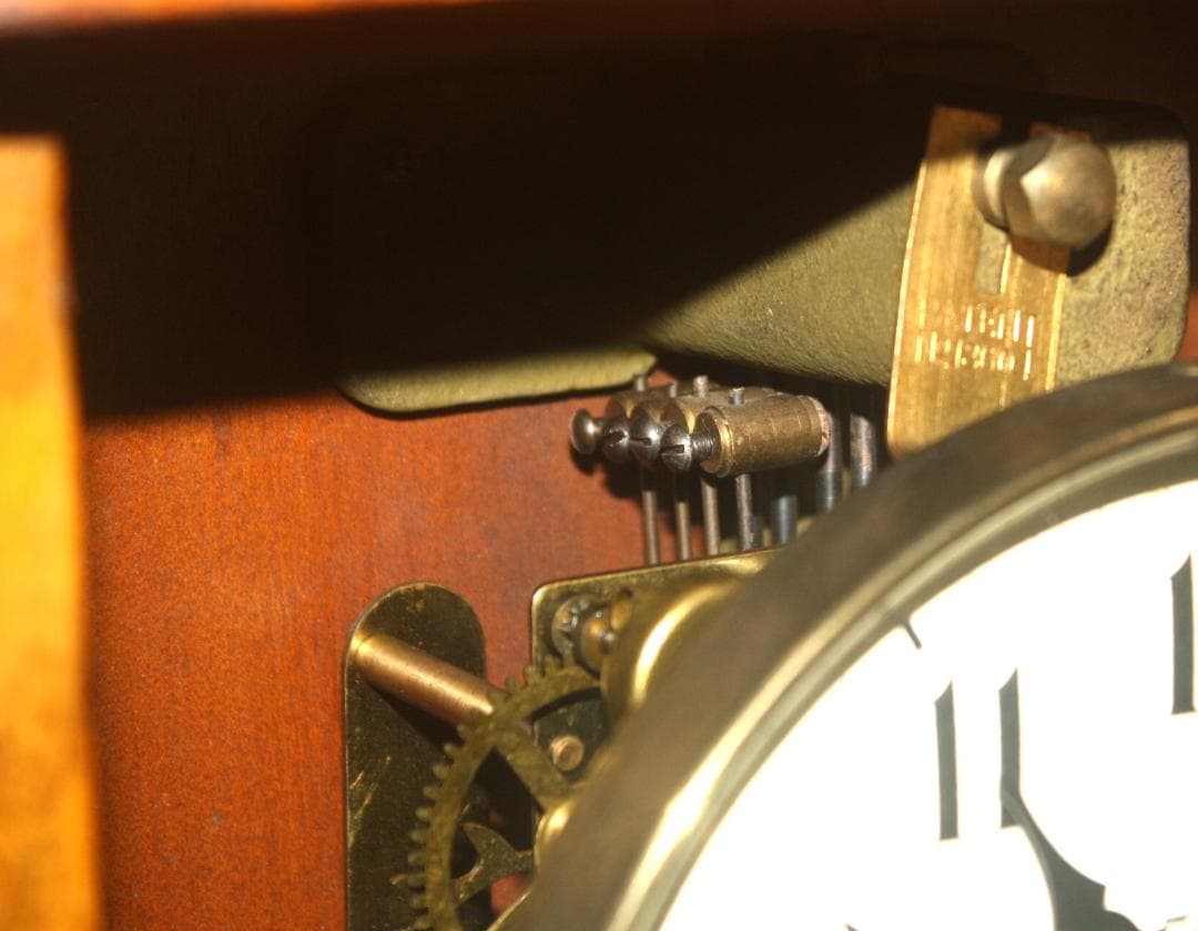 可動品 中型 EPOCH 今津時計 アンティーク 柱時計 掛時計 ２打打ち