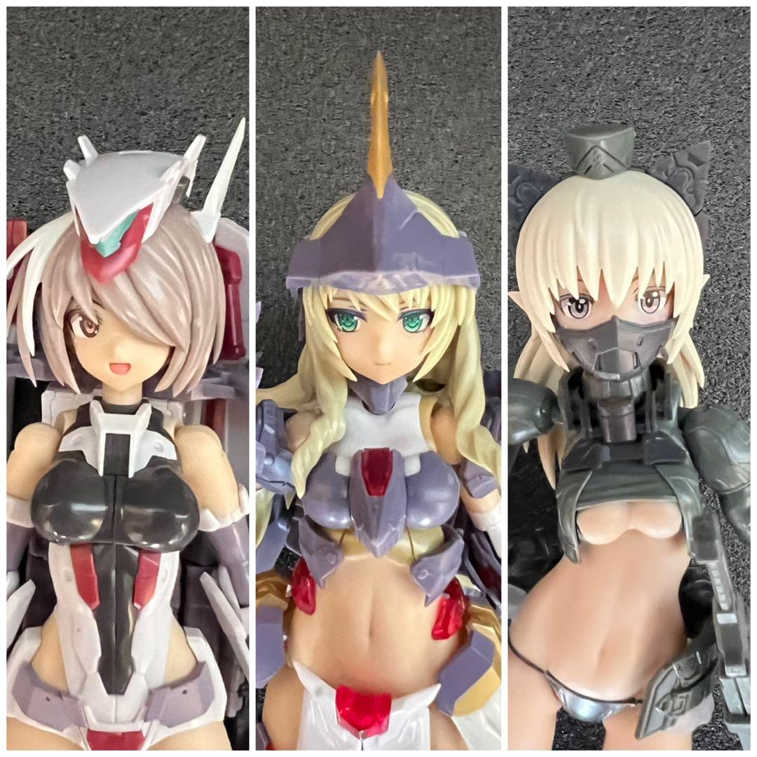 ナ*シ様 コトブキヤ　美プラ素組み完成品3体　まとめ売り　金剛、ドゥルガー、アル