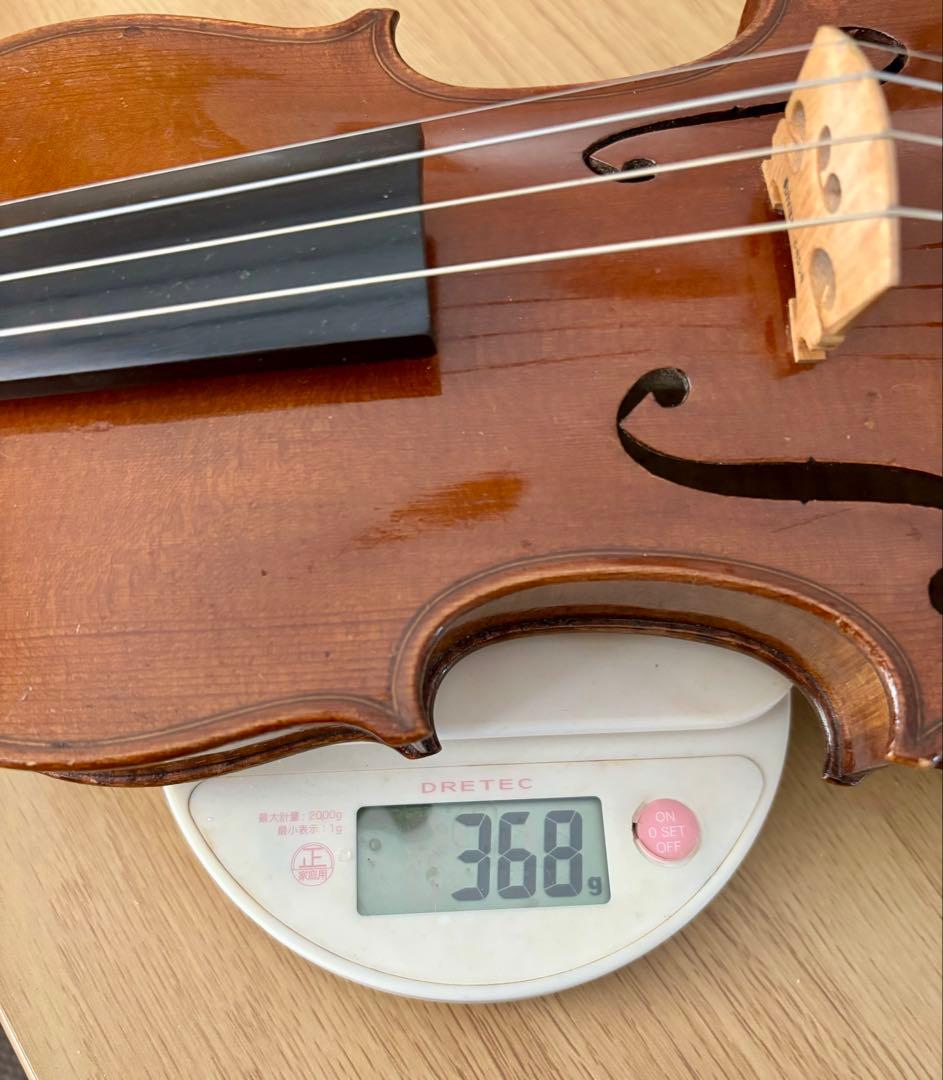 1/2 バイオリン モダン フレンチ 一枚板 フランス 1900年頃