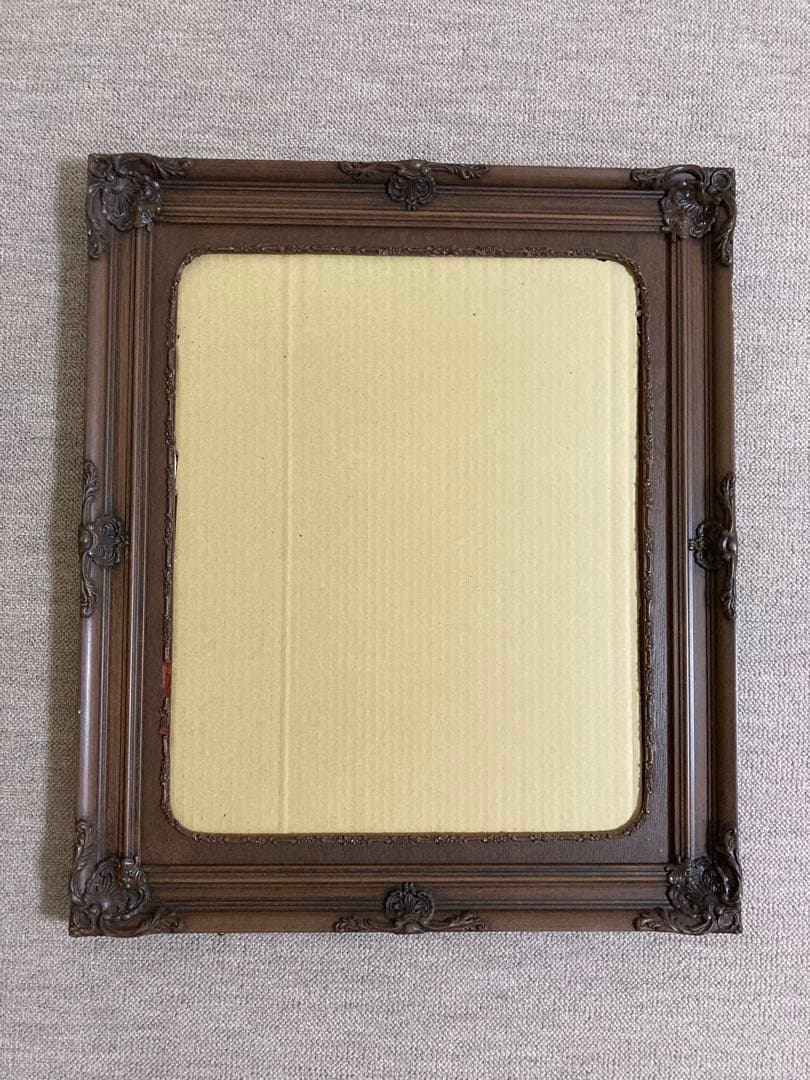 アンティーク 高級額縁 クラシック木製写真額縁 ブラウン