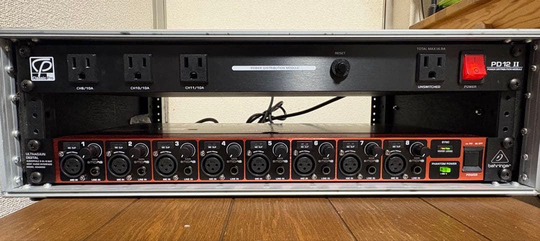 BEHRINGER マイクプリ、CLASSICPRO 電源、ラック まとめ売り