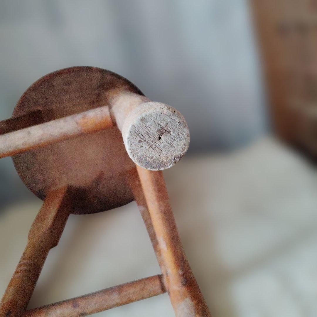 丸椅子　昭和レトロ　アンティーク