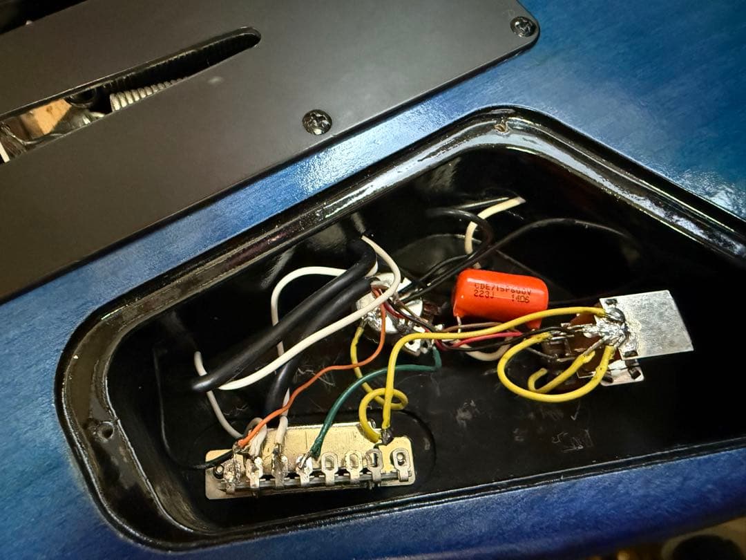 【メンテ済】Fernandes FR-55エレキギターラップ塗装フェルナンデス