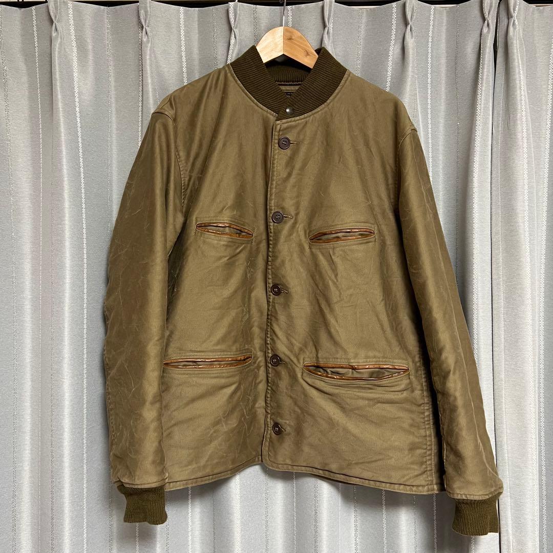 こ*う様 美品 RRL Leverton ジャングルクロス ボンバージャケット