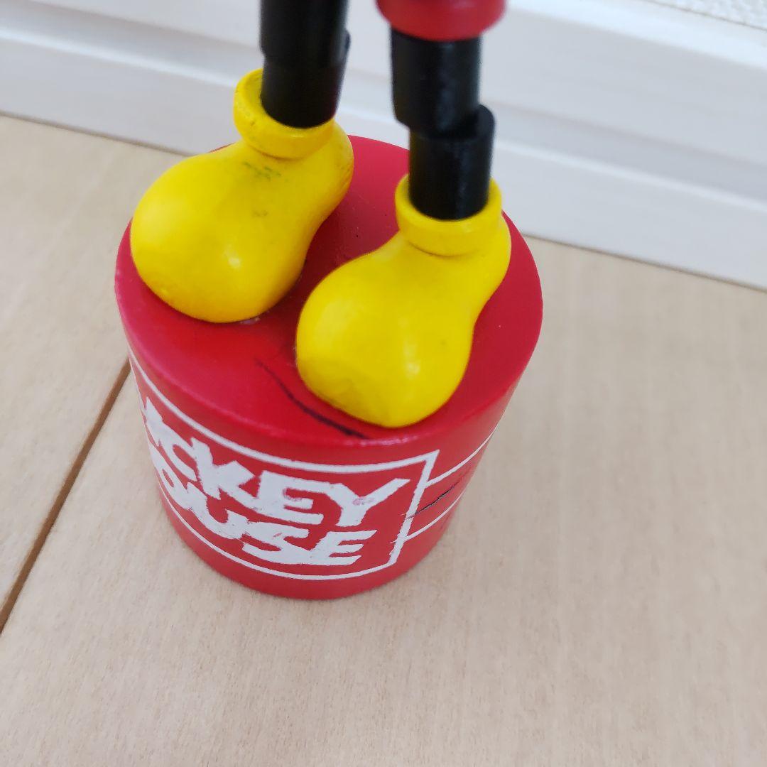 【レア】ミッキーマウス　脱力人形　プッシュパペット 　レトロ　時代物