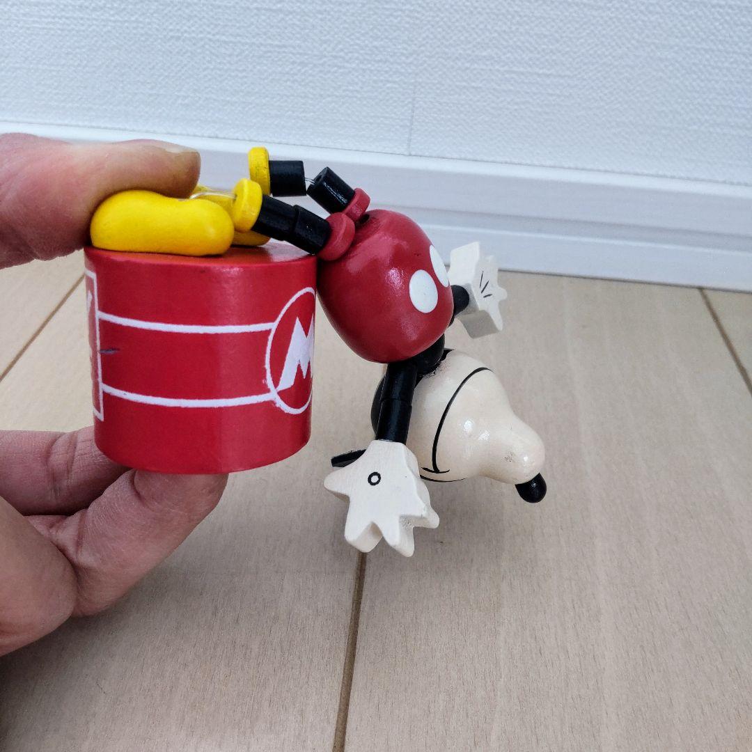 【レア】ミッキーマウス　脱力人形　プッシュパペット 　レトロ　時代物
