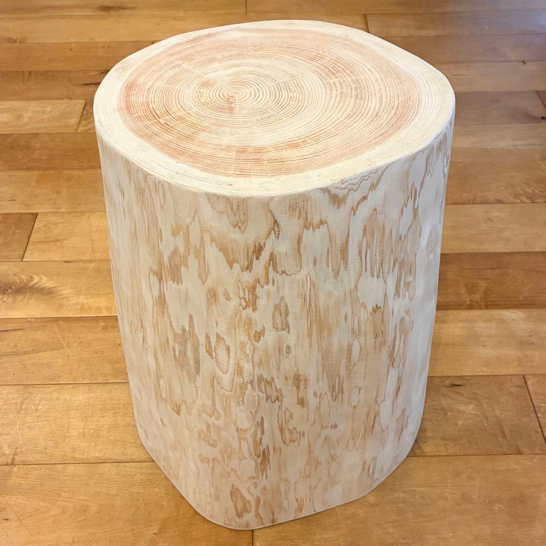 檜　丸太　椅子　スツール　No.1289