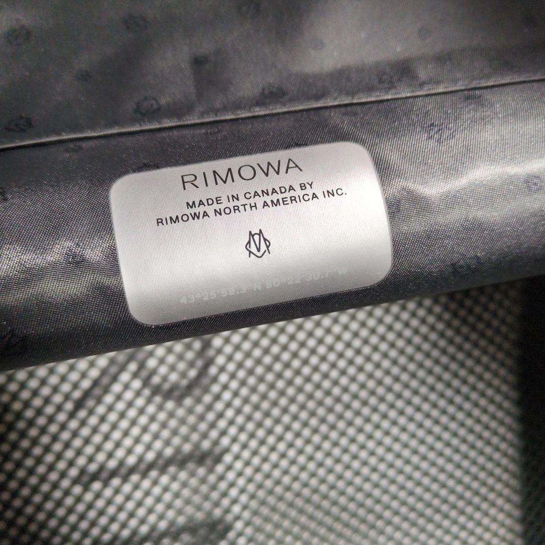 【新品未使用】RIMOWAキャビンプラス　布袋＆ラゲージタグ付き　49L