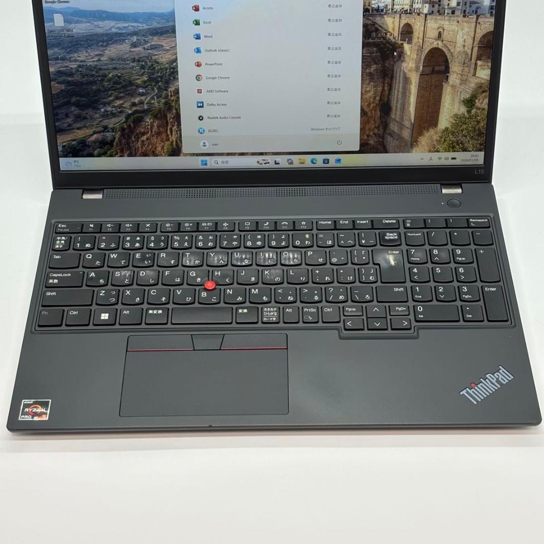 Windowsノート本体 ThinkPad L15 Gen3 AMD Ryzen5 PRO 5675U 1