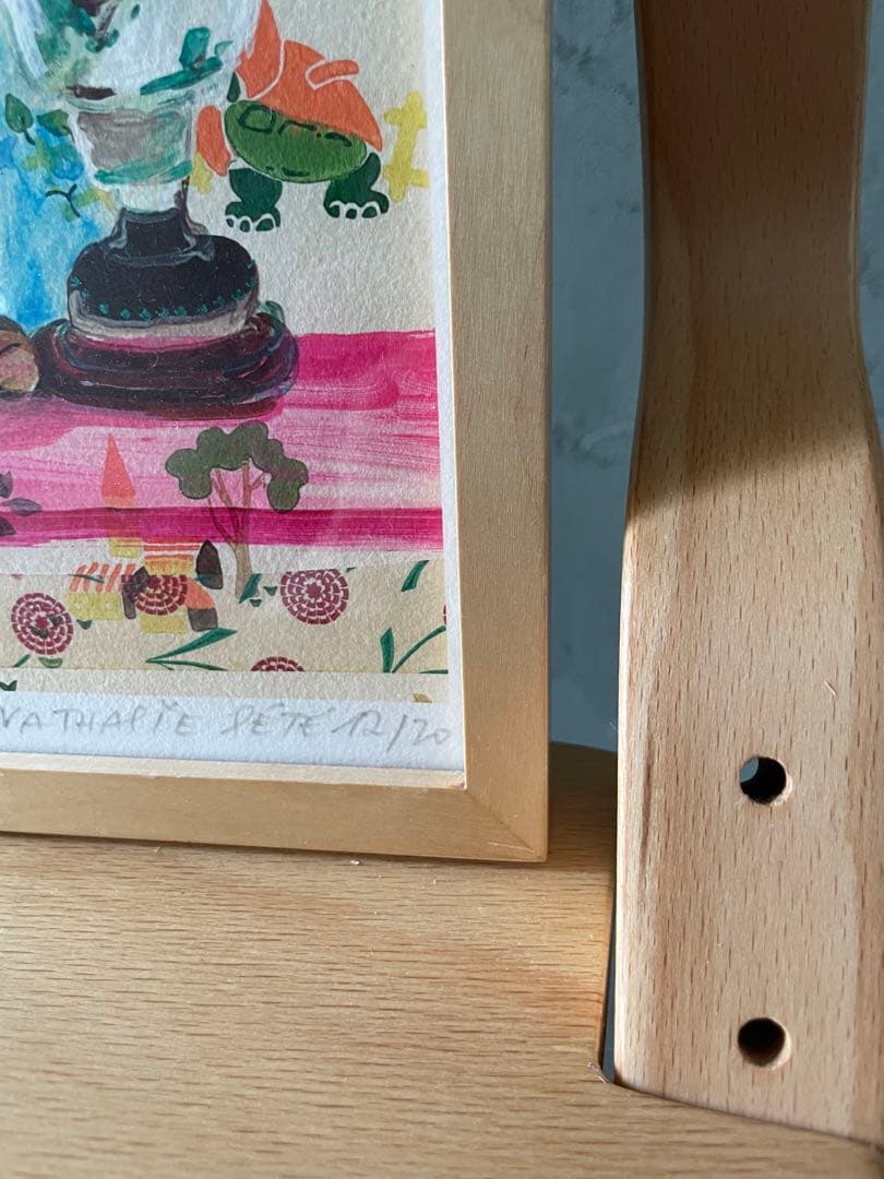 ナタリーレテ　リトグラフ　直筆サイン入り