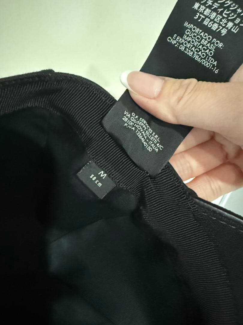 美品！GUCCI ベースボールキャップ　ユニセックス