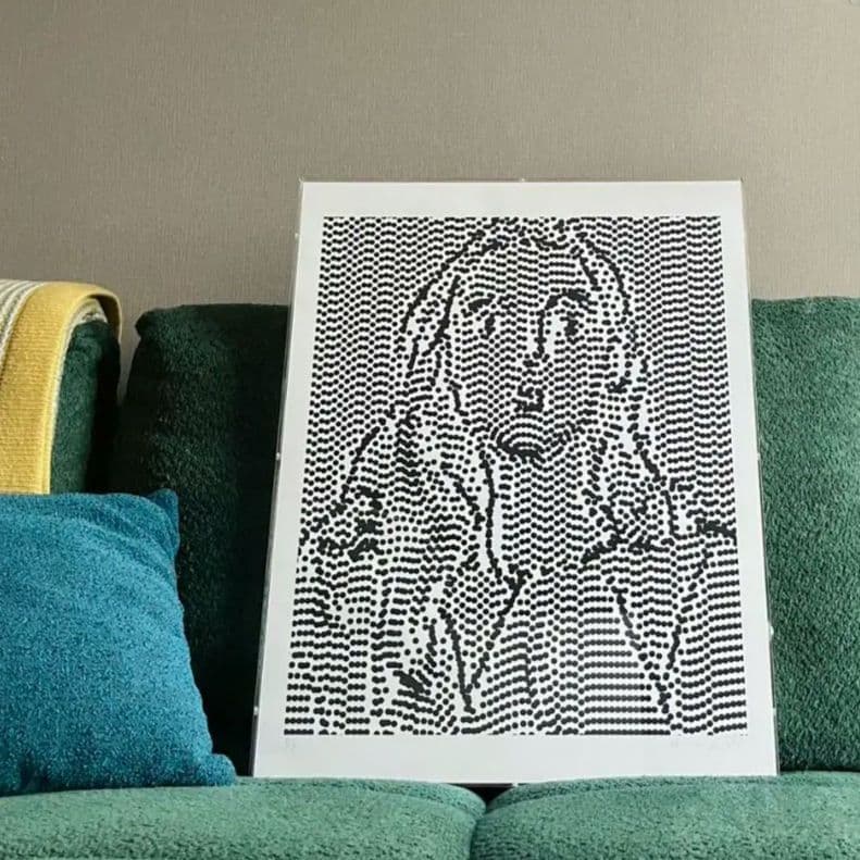 井口弘史 シルクスクリーン『Holes』現代アート