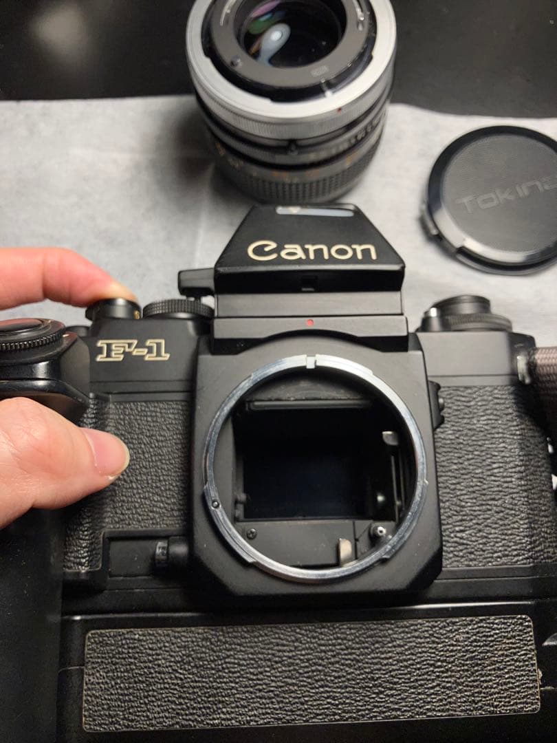Canon New F-1 フィルムカメラ +50 1.4 sscレンズ 実用品